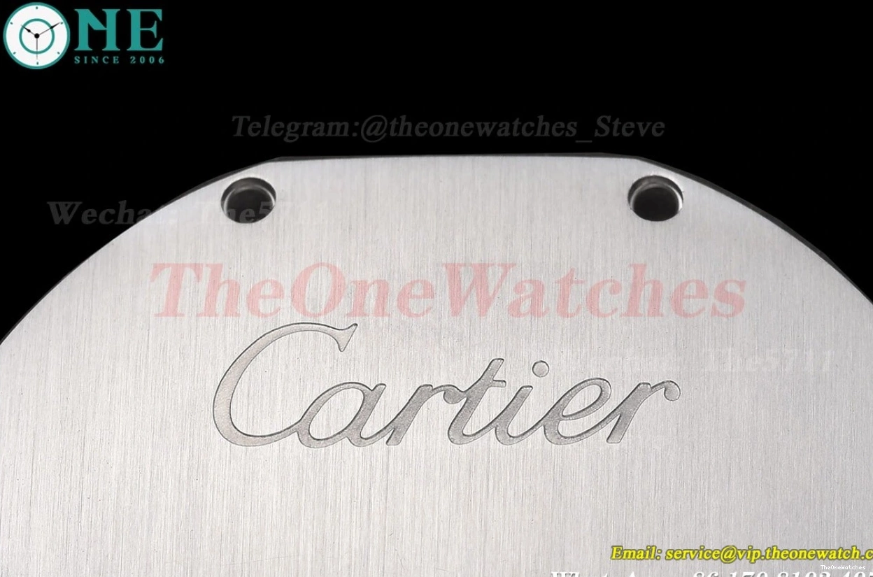 GDF Dial Cartier LE 33mm De Silver Dia SS Bleu NH05 Ballon 0415